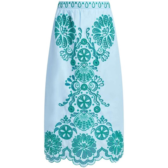 FARM Rio Dresses & Skirts - FARM Rio Graphic Richelieu Midi Skirt - Size XS - NWT